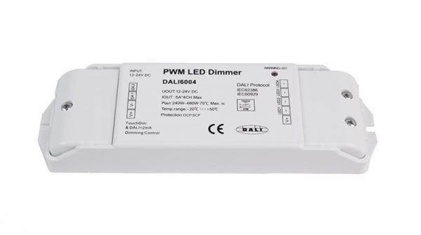 Deko-Light Controller, DALI PWM Dimmer CV 4CH, 12/24V, 5A/Channel, spannungskonstant, dimmbar: DALI-