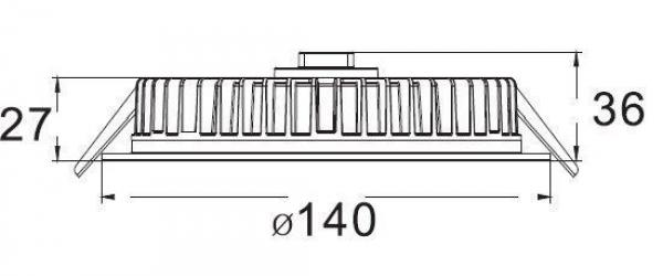 LED Panel Round III 12