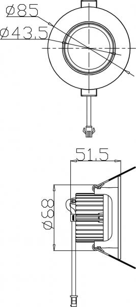 COB-68-24V-4000K-rund