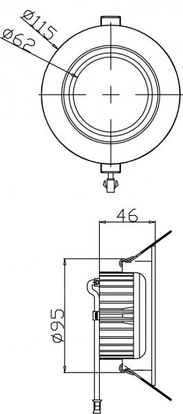 COB-95-24V-2700K-rund