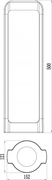 Stehleuchte, Antliae 50, 100-240V AC/50-60Hz, Leistung / Leistungsaufnahme: 12,00 W / 13,00 W