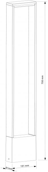 Stehleuchte, Cata V, 100-240V AC/50-60Hz, Leistung / Leistungsaufnahme: 3,50 W / 4,00 W