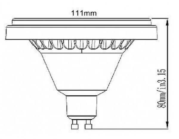 LED ES111 3000K