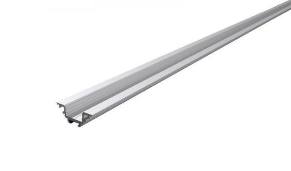 Eck-Profil AV-04-12 für 12 - 13,3 mm LED Stripes, Silber-matt, eloxiert, 3000 mm