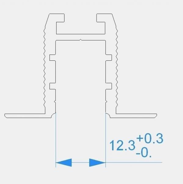 Trockenbau-Profil, Wand-Decke ET-03-10