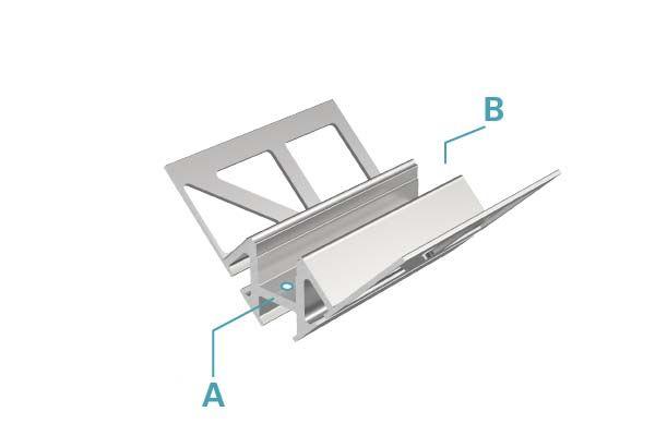 Fliesen-Profil Ecke innen EV-01-08