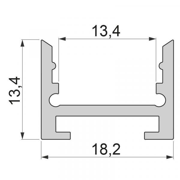 Nuten-Profil, U-hoch AU-10-12