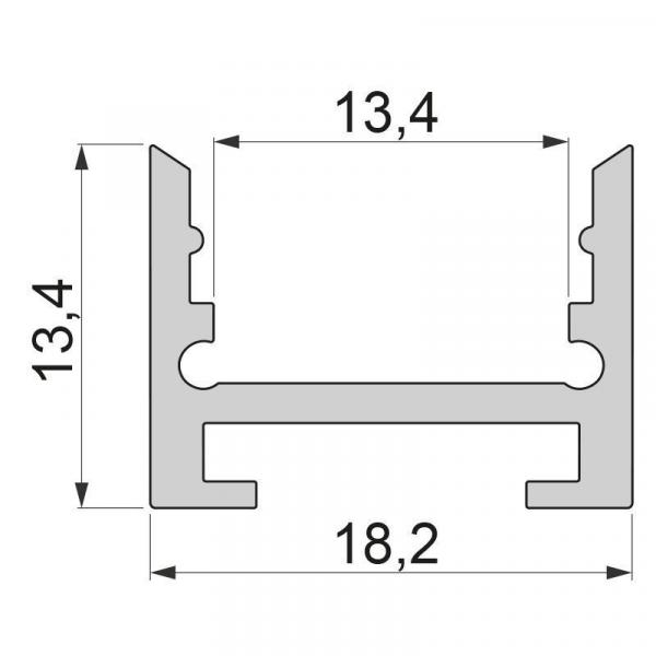 Nuten-Profil, U-hoch AU-10-12