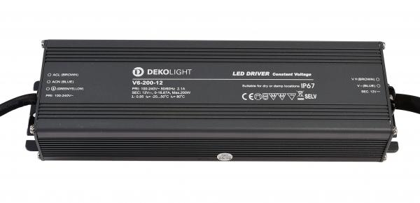 Deko-Light Netzgerät, IP, CV, V6-200-12, spannungskonstant, 100-240V AC/50-60Hz, 12V DC, 2100 mA, 0-