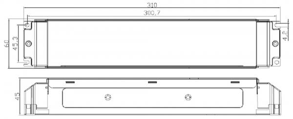 Deko-Light Netzgerät, BASIC, DIM, CV, 200AD-12V, DALI-Bus / Push / 1-10V, spannungskonstant, dimmbar