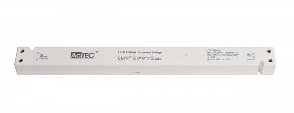 Deko-Light Netzgerät, LONG-FLAT, CV, LT-150-12, spannungskonstant, 220-240V AC/50-60Hz, 12V DC, 0-11