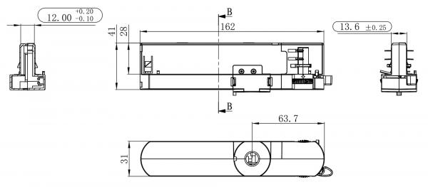 Multi CC, PRO-UA440-B Schienensystem 3-Phasen 230V